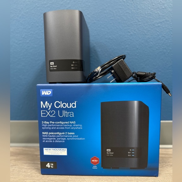 WD My Cloud EX2 Ultra Network Attached Storage 4TB - Picture 3 of 3